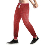 LUXURY GANG RED Men's All Over Print Sweatpants (Model L11)