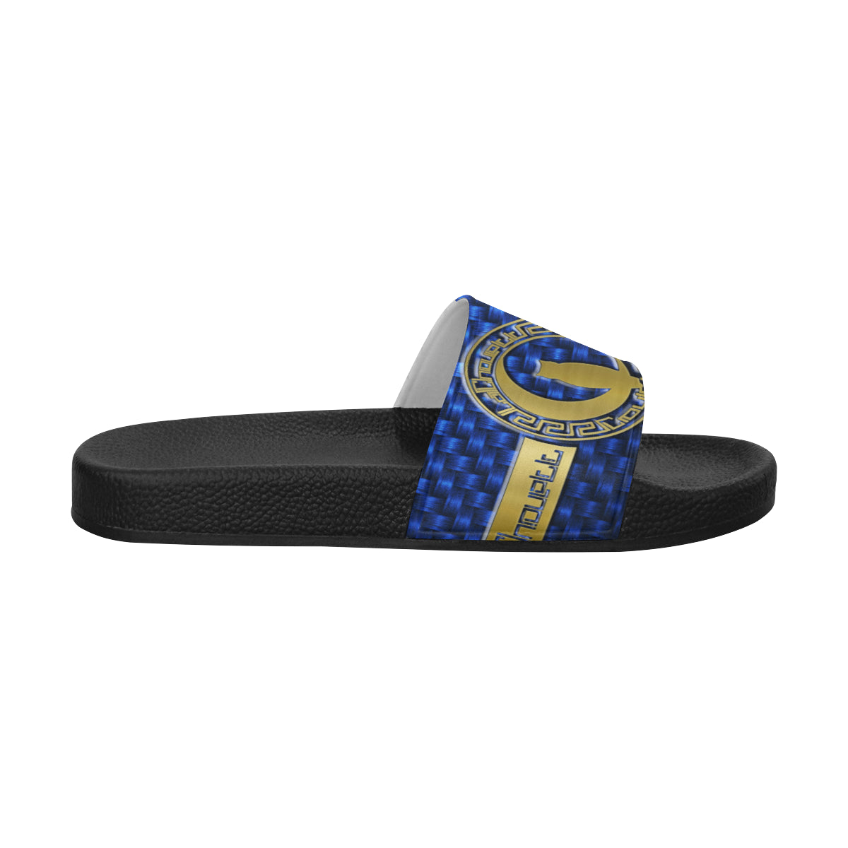 DELUXE BLUE BELT Men's Slide Sandals (Model 057)