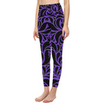 GORGEOUS PURPLE All Over Print High-Waisted Leggings