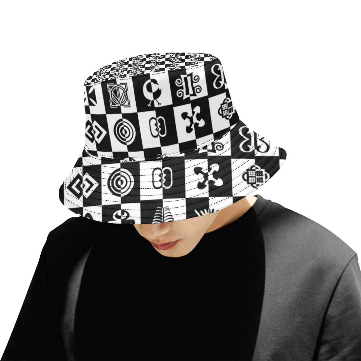 ADRIKRA PUZZLE All Over Print Bucket Hat