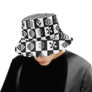 ADRIKRA PUZZLE All Over Print Bucket Hat