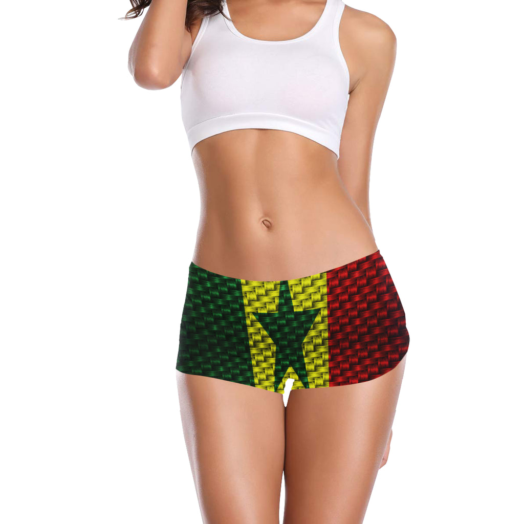 SENEGAL FLAG Women's All Over Print Boyshort Panties (Model L31)