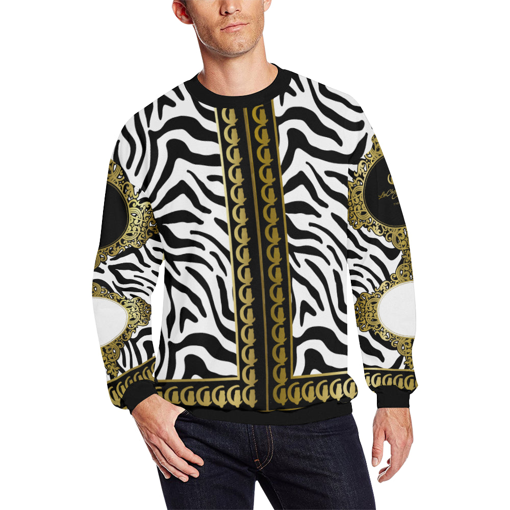 PRIVILEGE WYTE All Over Print Crewneck Sweatshirt for Men