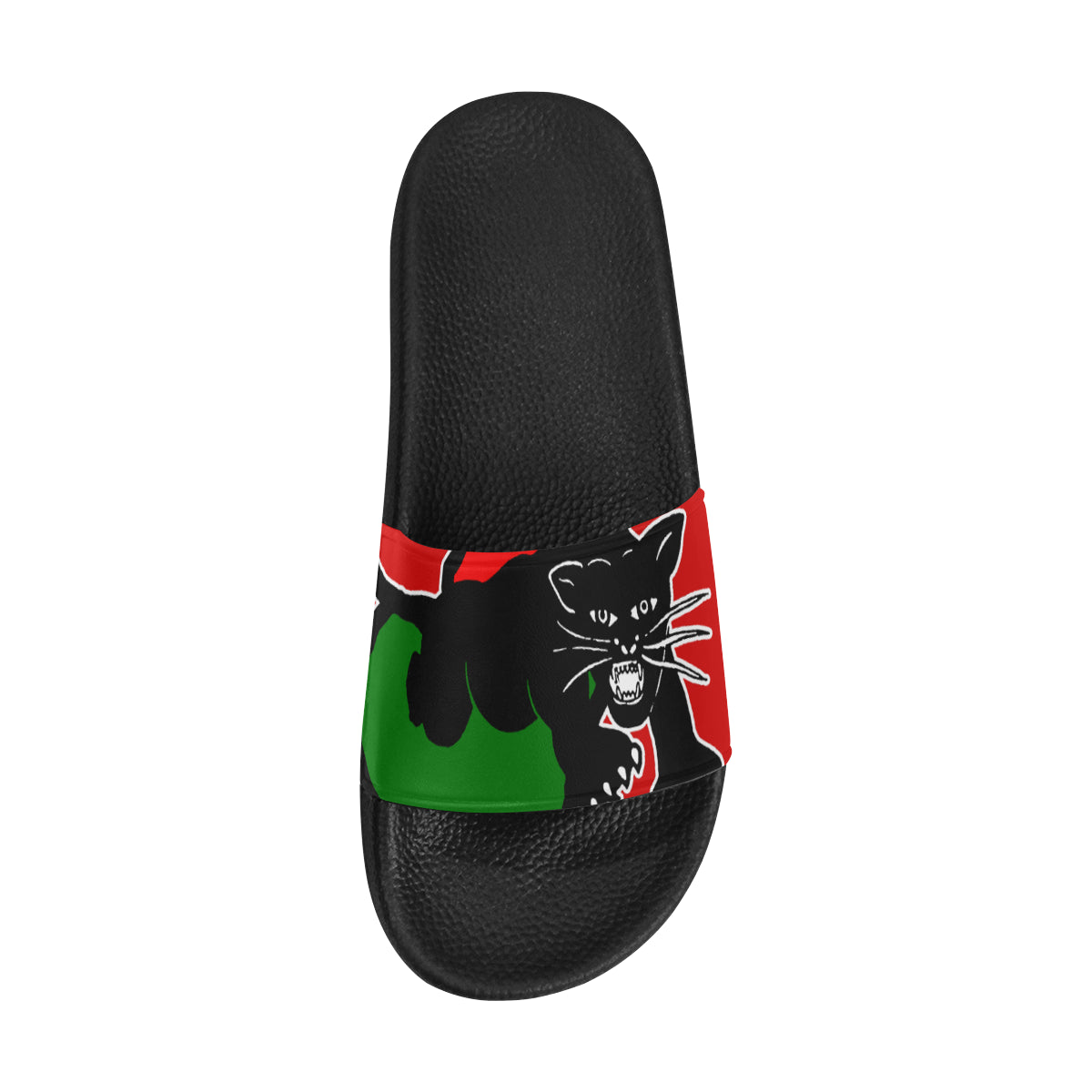 BLACC PANTHER RBG RED Men's Slide Sandals