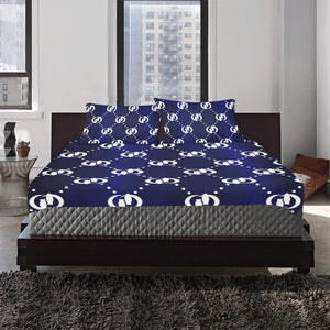 GOODY BLUE WHITE 3-Piece Bedding Set