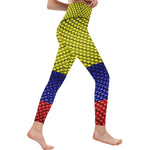 COLOMBIA FLAG  High-Waisted Leggings