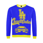 LOS ANGEL YLW STROKE All Over Print Crewneck Sweatshirt for Men (Model H18)