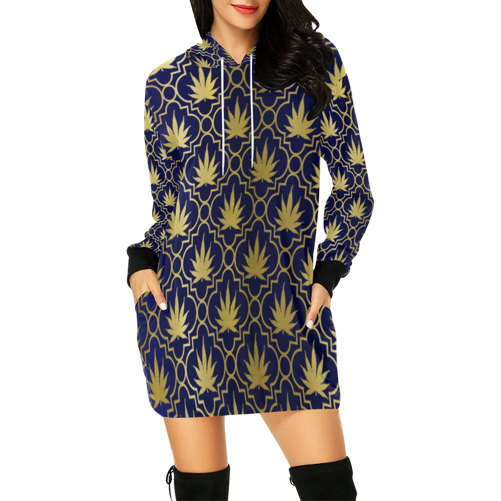 HIGHLEAF BG All Over Print Hoodie Mini Dress