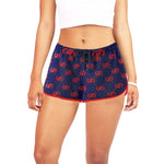 EXCELLENCE BLURED Women's All Over Print Relaxed Shorts