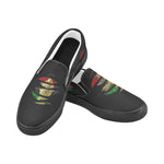 RBG RIPPED Men's Unusual Slip-on Canvas Shoes (Model 019)