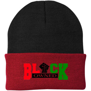 BLACK OWNED RBG Knit Cap