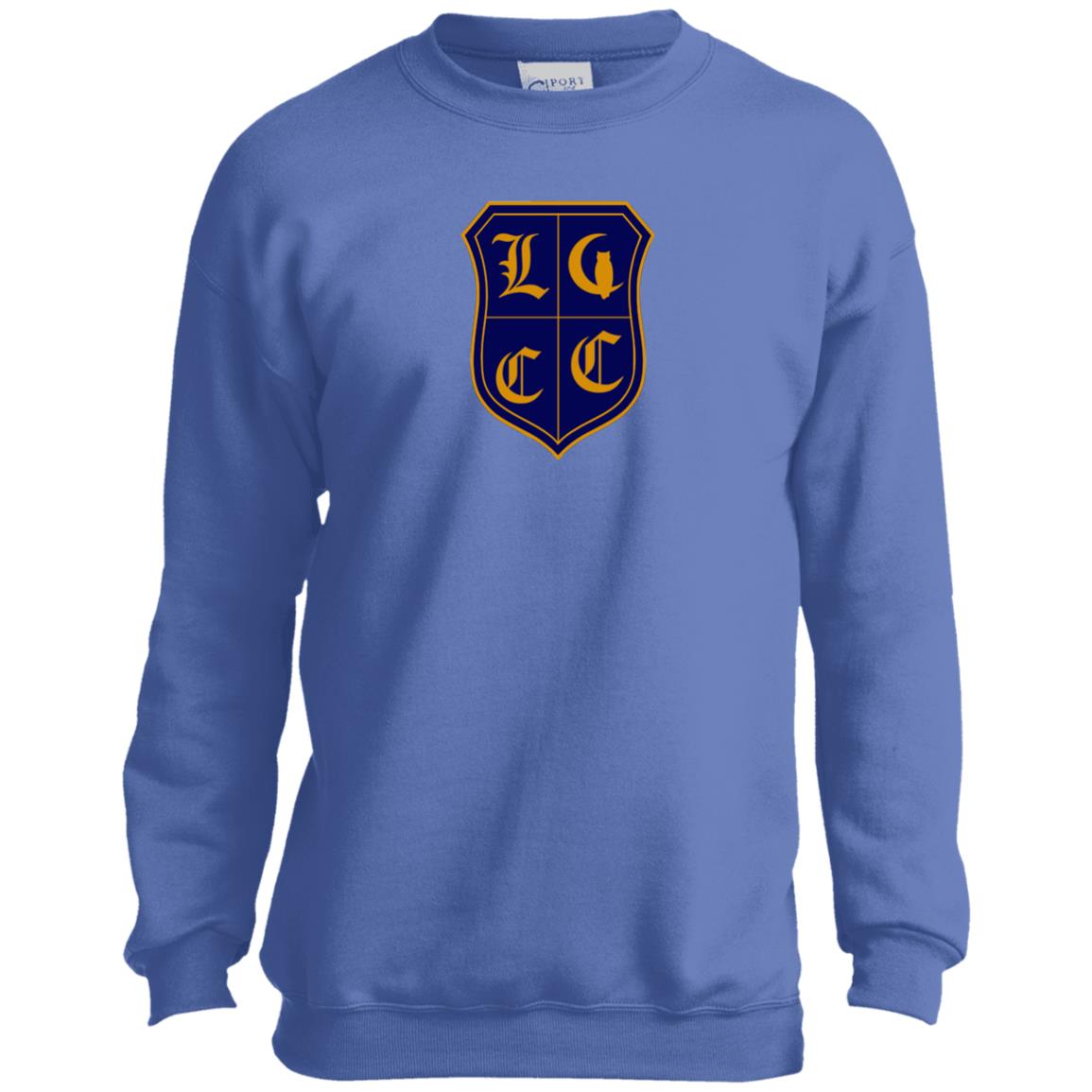 LCC Royal DTG Youth Crewneck Sweatshirt