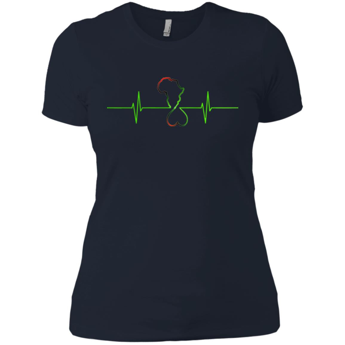 Afrika Hearthbeat Ladies' T-Shirt