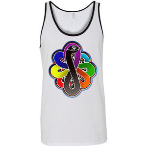 Infinity Snake of B-mwelo(chakras) Unisex Tank Top