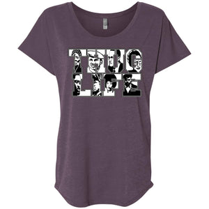 Thug Life Icon Ladies' Triblend Sleeves