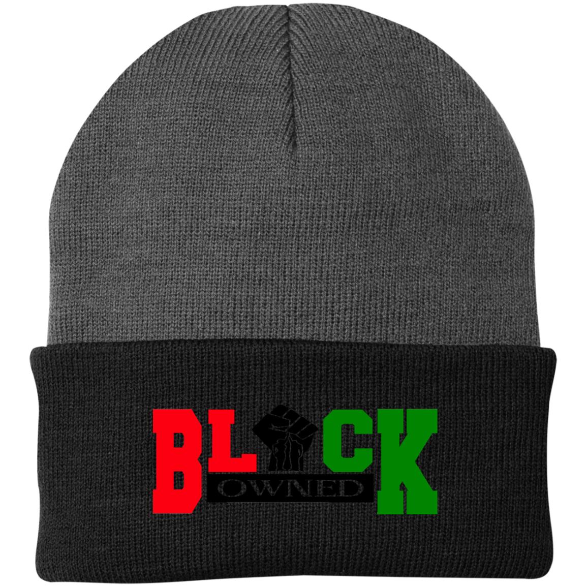 BLACK OWNED RBG Knit Cap