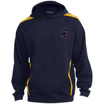 LCC Royal DTG Sleeve Stripe Sweatshirt Lined Hood
