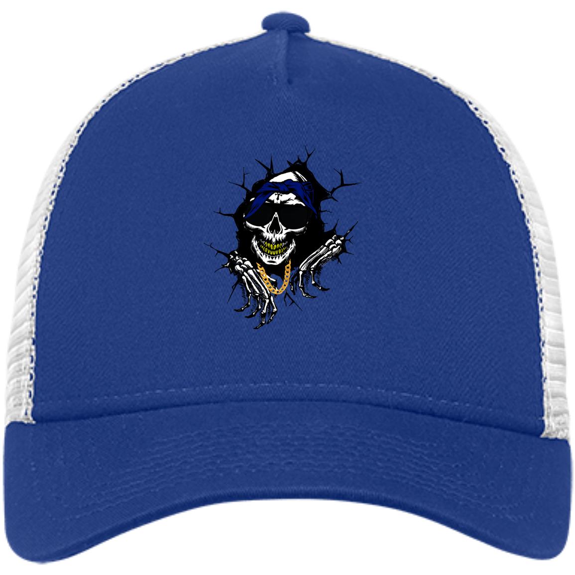 CRIP SKULL Snapback Trucker Cap