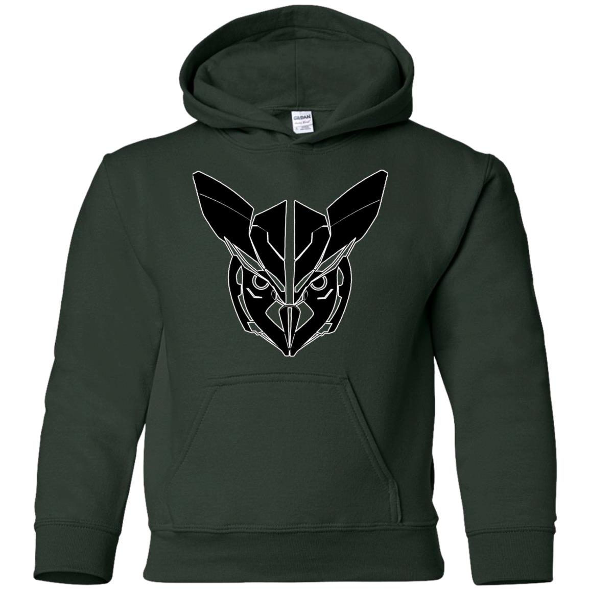 Owl Face Transformers Kids Pullover Hoodie