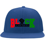 BLACK OWNED RBG Twill Flexfit Cap