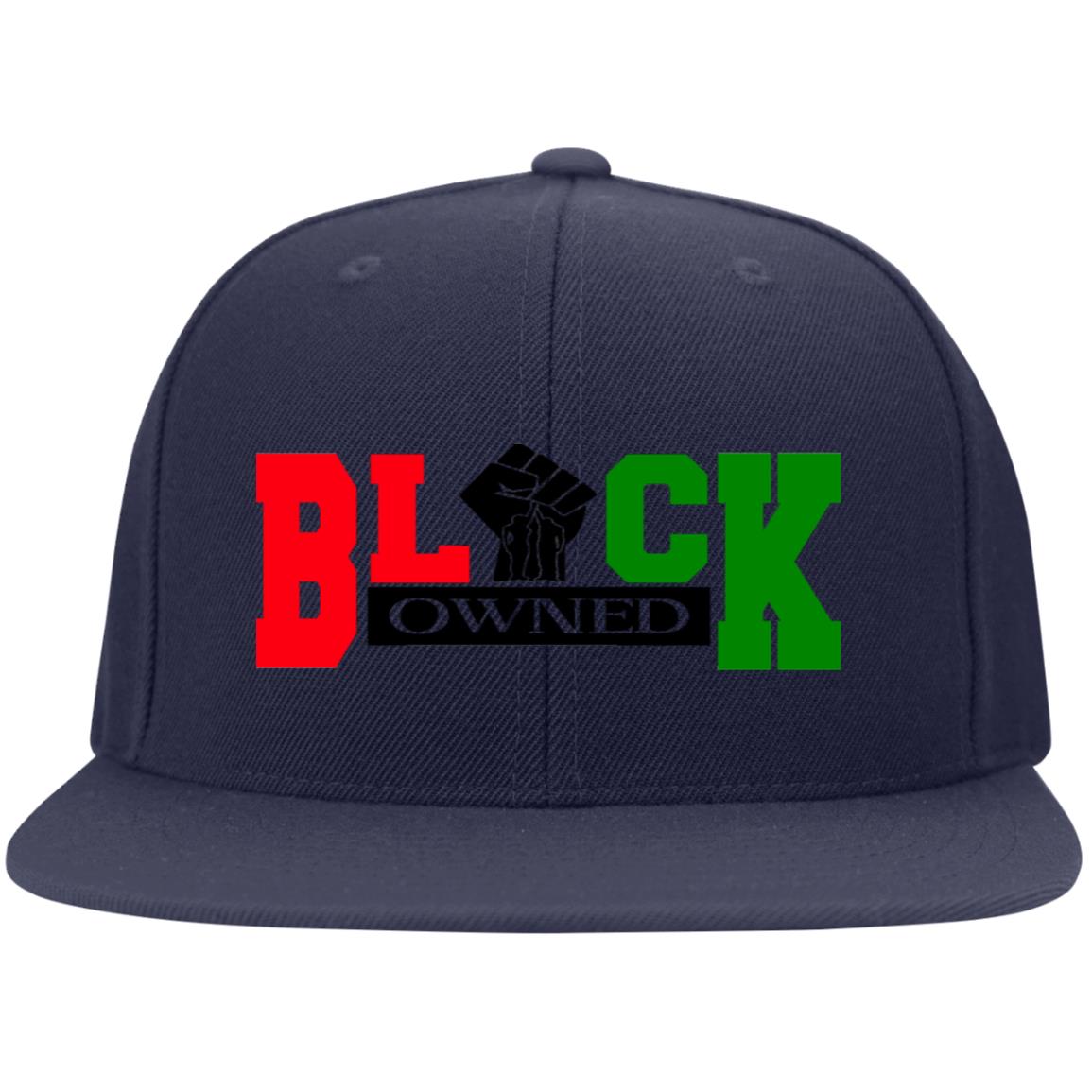 BLACK OWNED RBG Twill Flexfit Cap