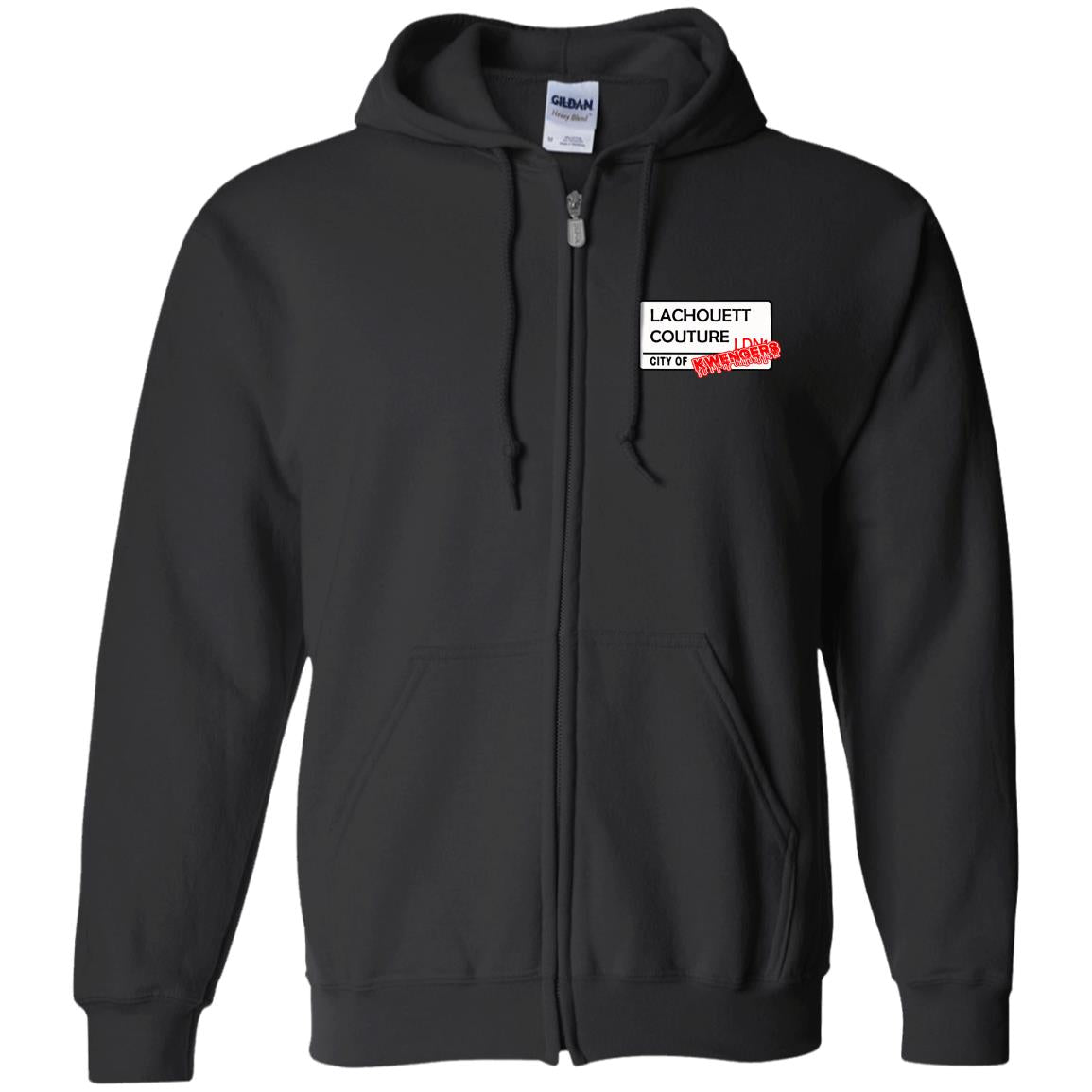 CITY OF KWENGERS Zip Up Hooded Sweatshirt