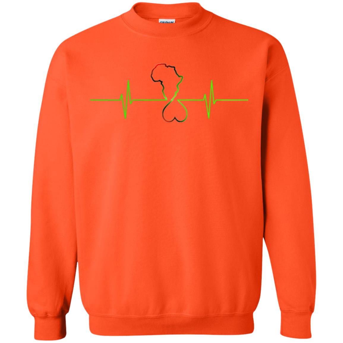 Afrika Hearthbeat Crewneck Sweatshirt