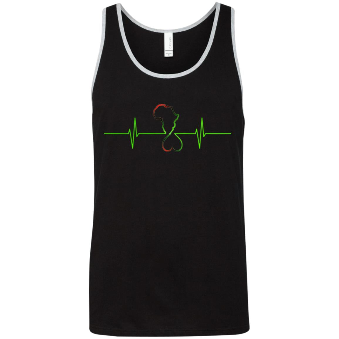 Afrika Hearthbeat Unisex Tank Top