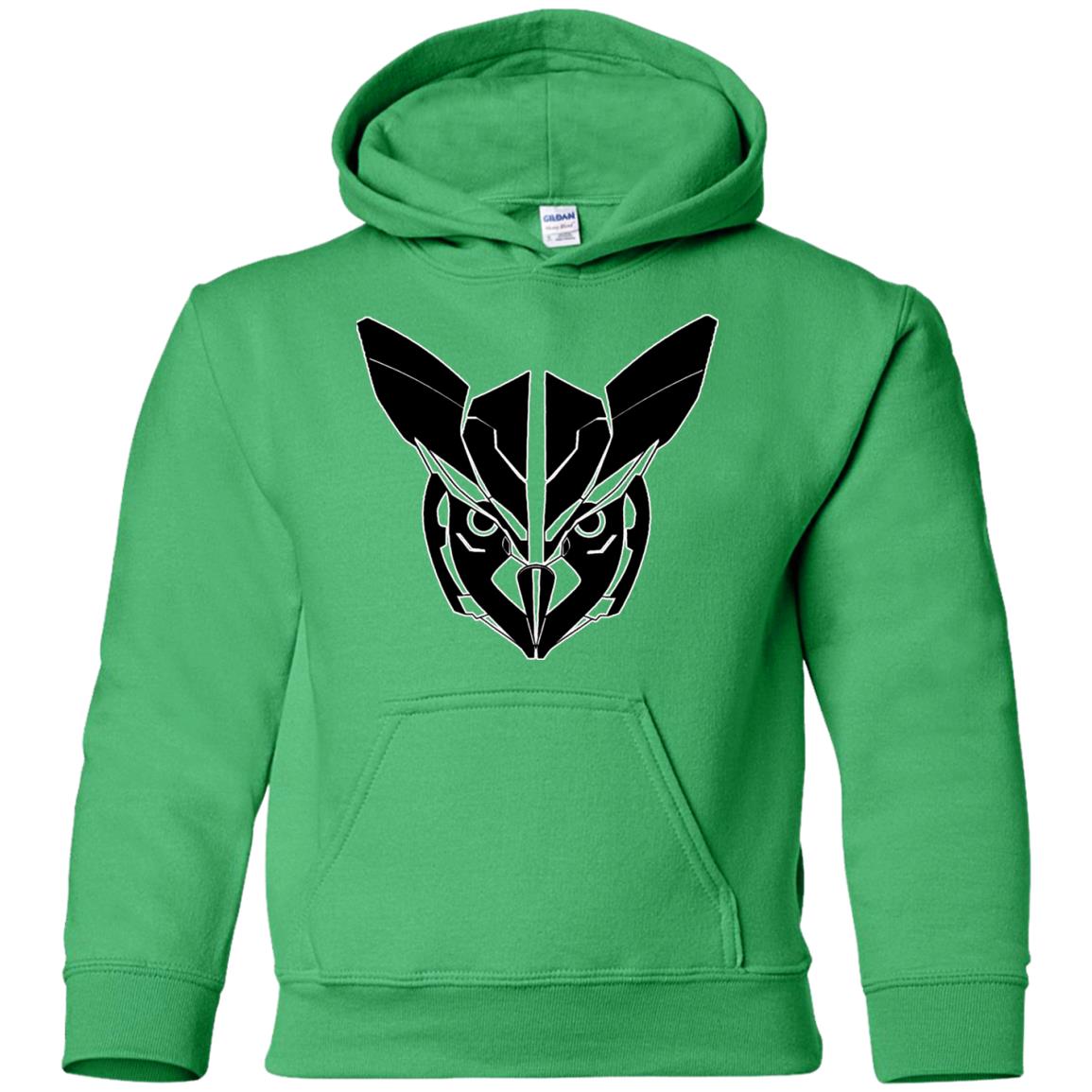 Owl Face Transformers Kids Pullover Hoodie