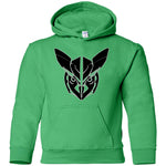 Owl Face Transformers Kids Pullover Hoodie