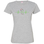 Afrika Hearthbeat Ladies' Jersey T-Shirt