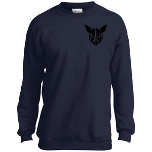 Owl Face Transformers Youth Crewneck Sweatshirt