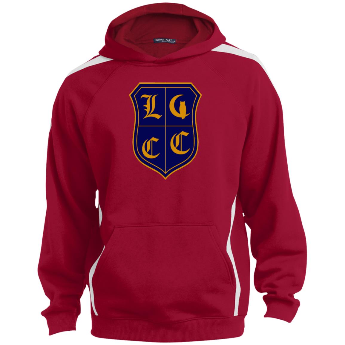 LCC Royal DTG Youth Sleeve Stripe Hooded Pullover