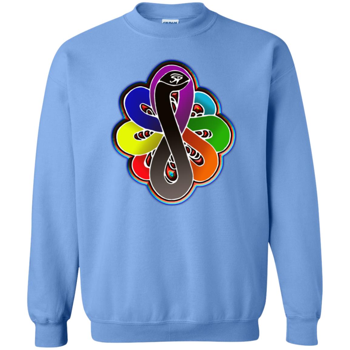 Infinity Snake of B-mwelo(chakras) Sweatshirt  8 oz.