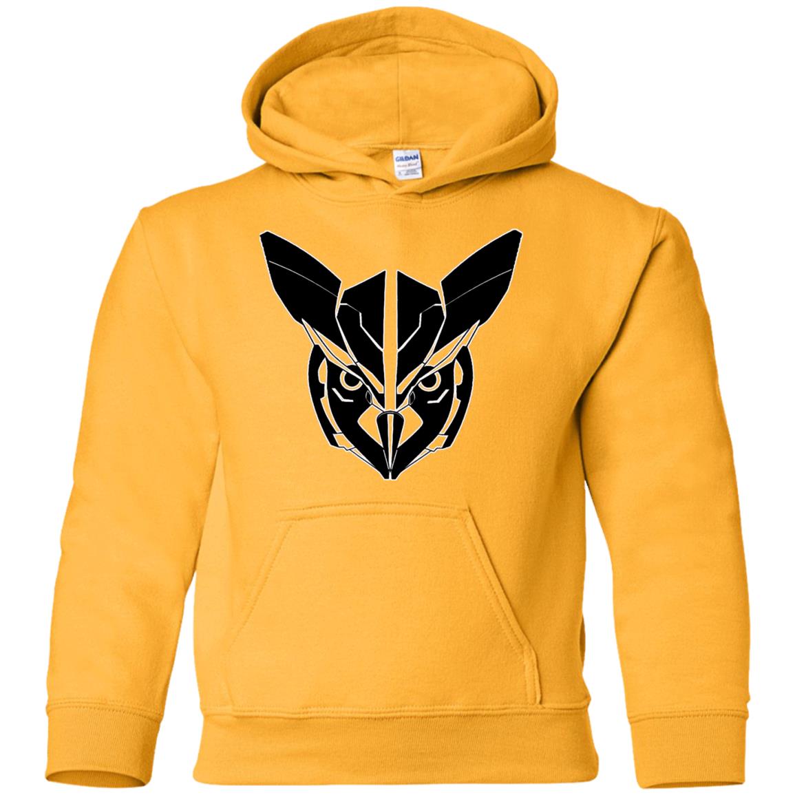 Owl Face Transformers Kids Pullover Hoodie