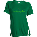 Afrika Hearthbeat Ladies' Polyester T-Shirt