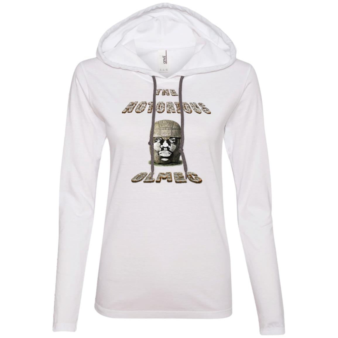 The Notorious Olmec Ladies' LS T-Shirt Hoodie