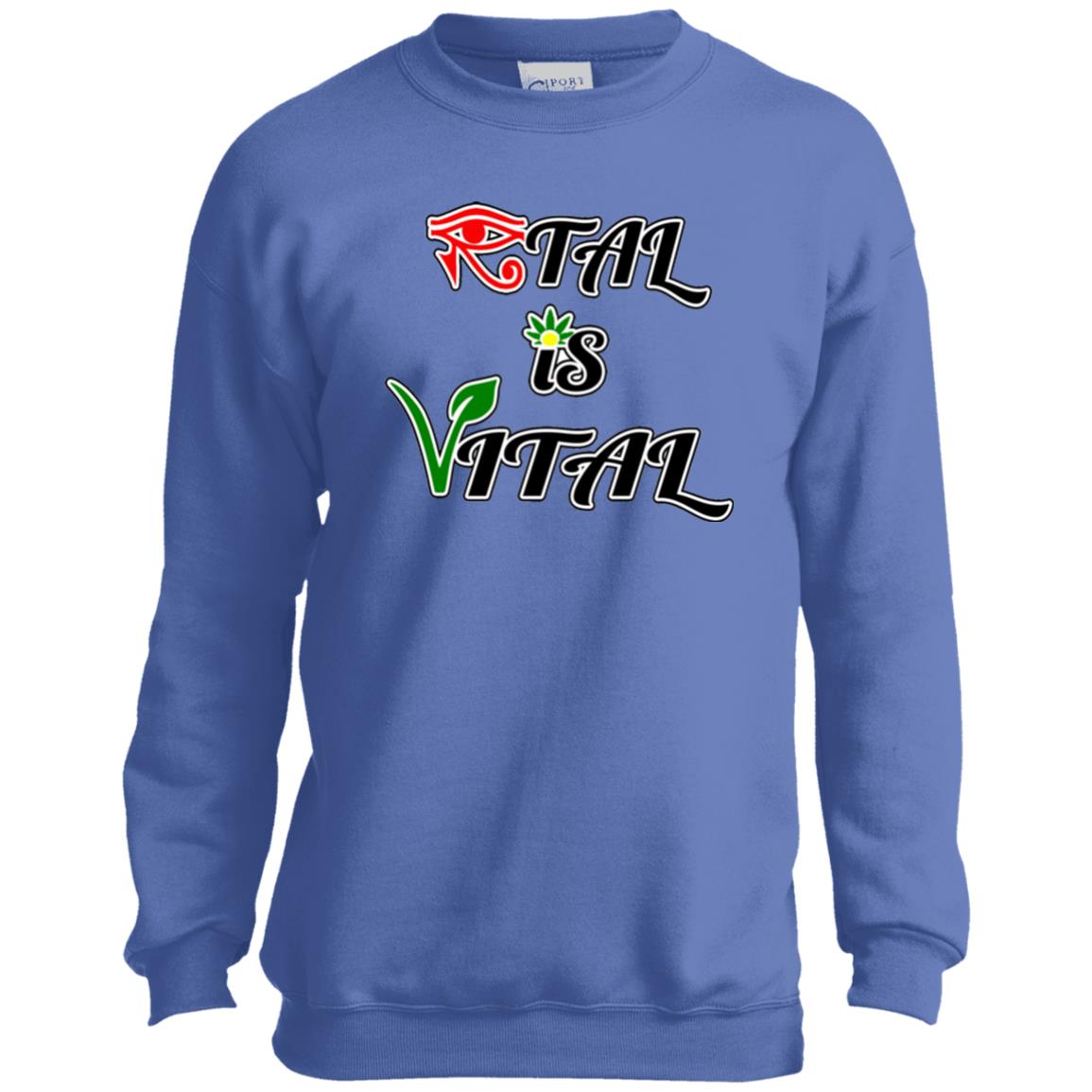 Ital Is Vital  Youth Crewneck Sweatshirt