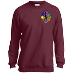 Infinity Snake of B-mwelo(chakras) Youth Crewneck Sweatshirt