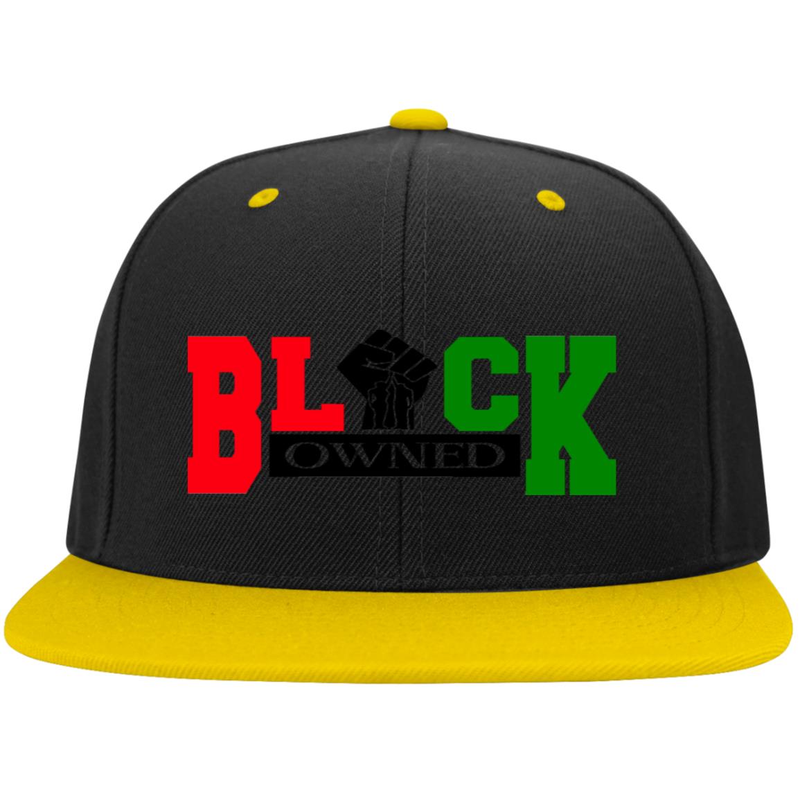 BLACK OWNED RBG Snapback Hat