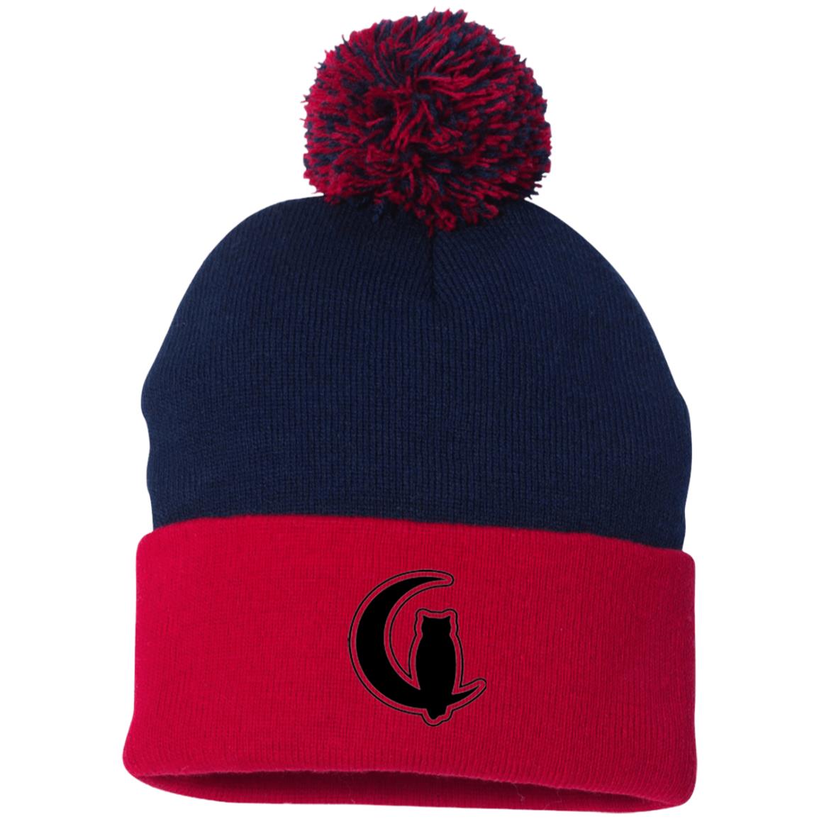 LaChouett BL Pom Pom Knit Cap