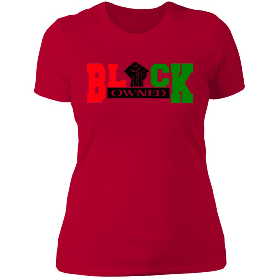 BLACK OWNED RBG Ladies' T-Shirt