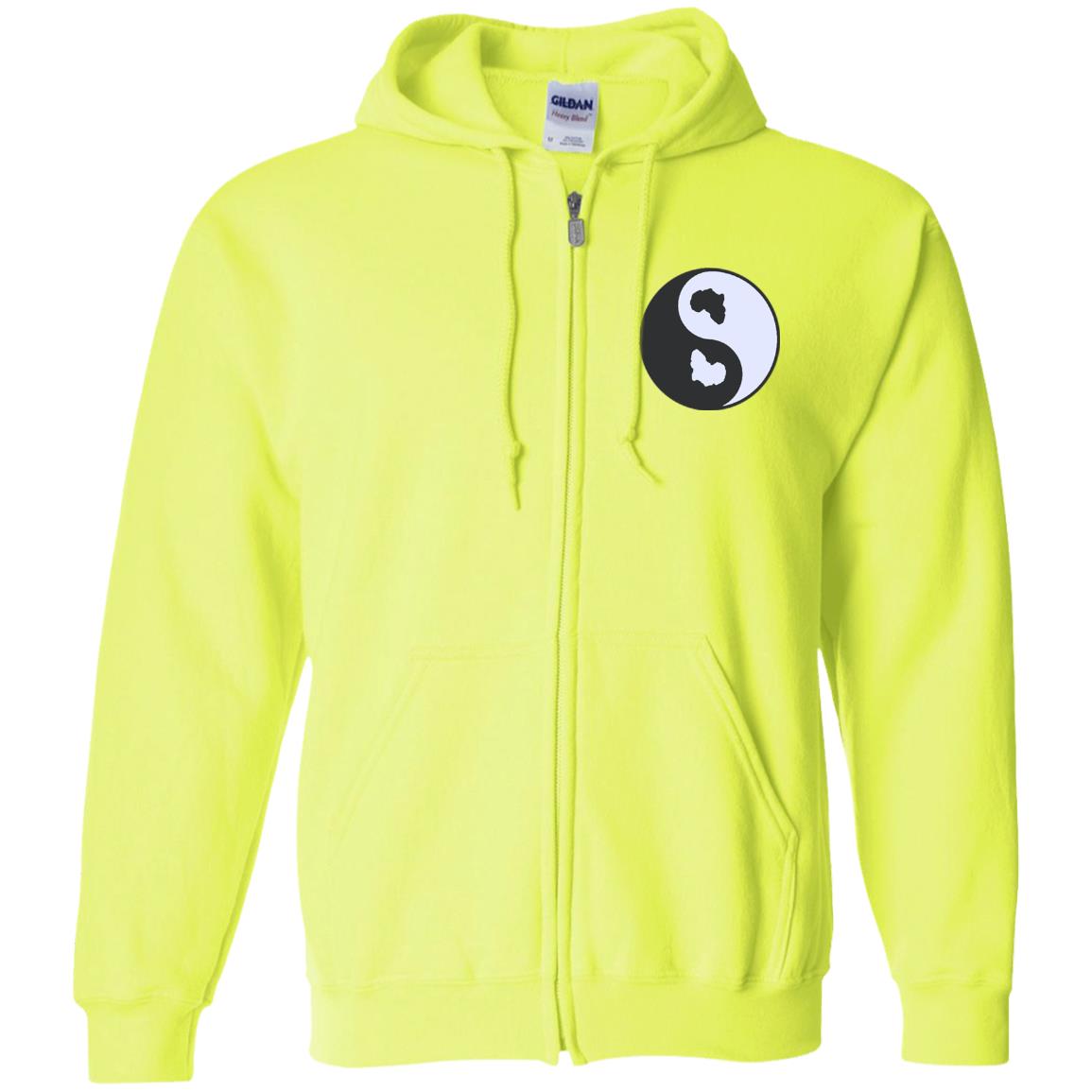 Ying Yang KMT Zip Up Hooded Sweatshirt