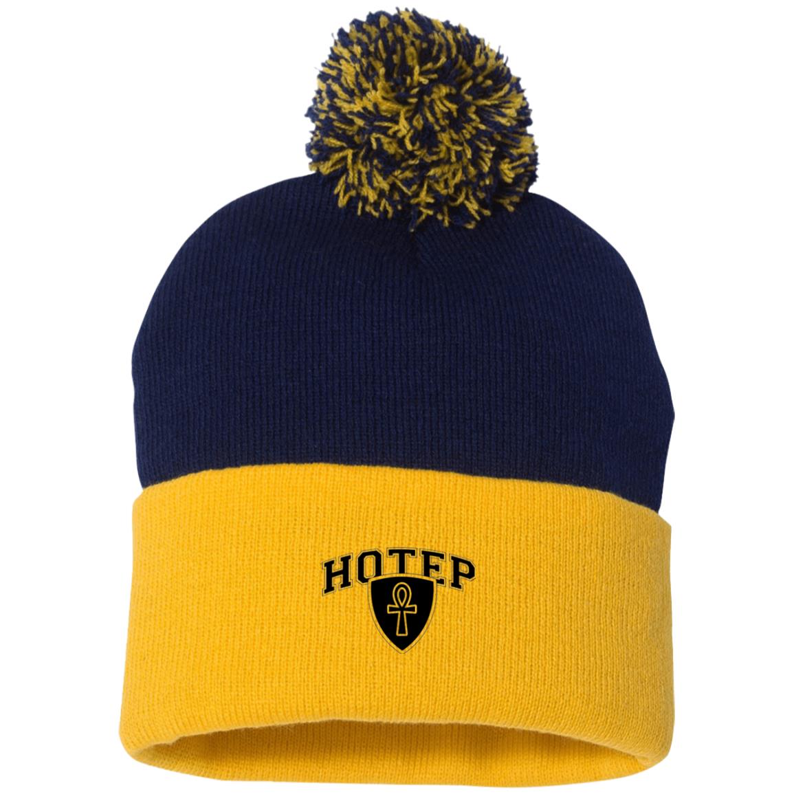 Hotep Pom Pom Knit Cap