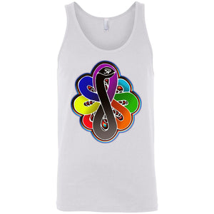 Infinity Snake of B-mwelo(chakras) Unisex Tank Top