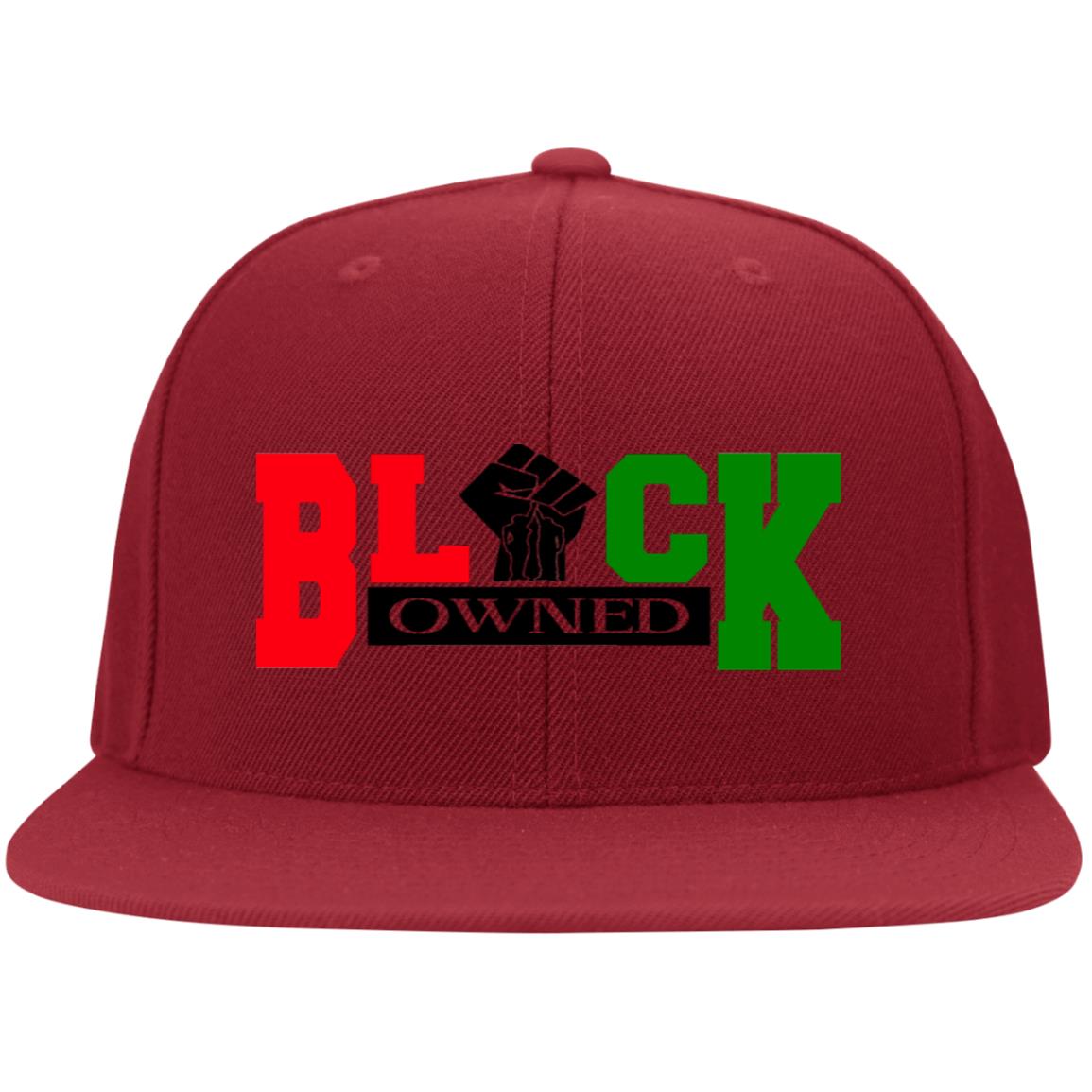 BLACK OWNED RBG Twill Flexfit Cap