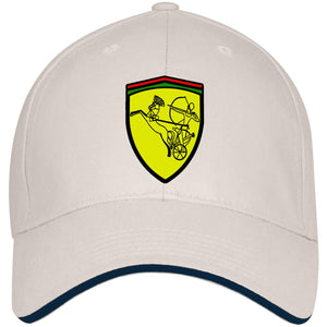 Ramses II Victory EMBTwill Cap With Sandwich Visor