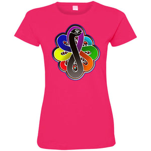 Infinity snake of B-Mwelo(chakras) Ladies'T-Shirt