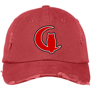 LCC RED & BLACC Distressed  Cap