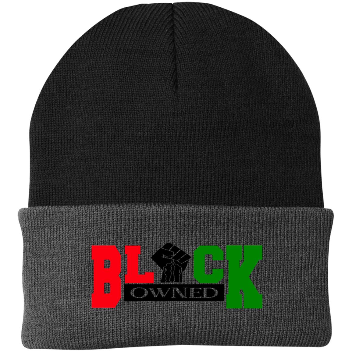 BLACK OWNED RBG Knit Cap